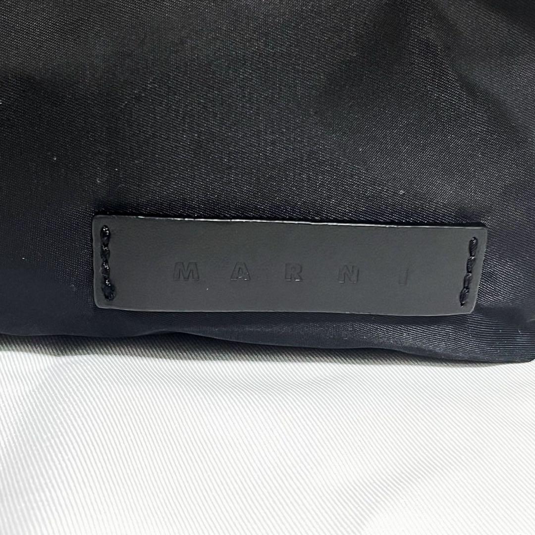 MARNI マルニ ナイロンリュック バックパック ロゴプレート