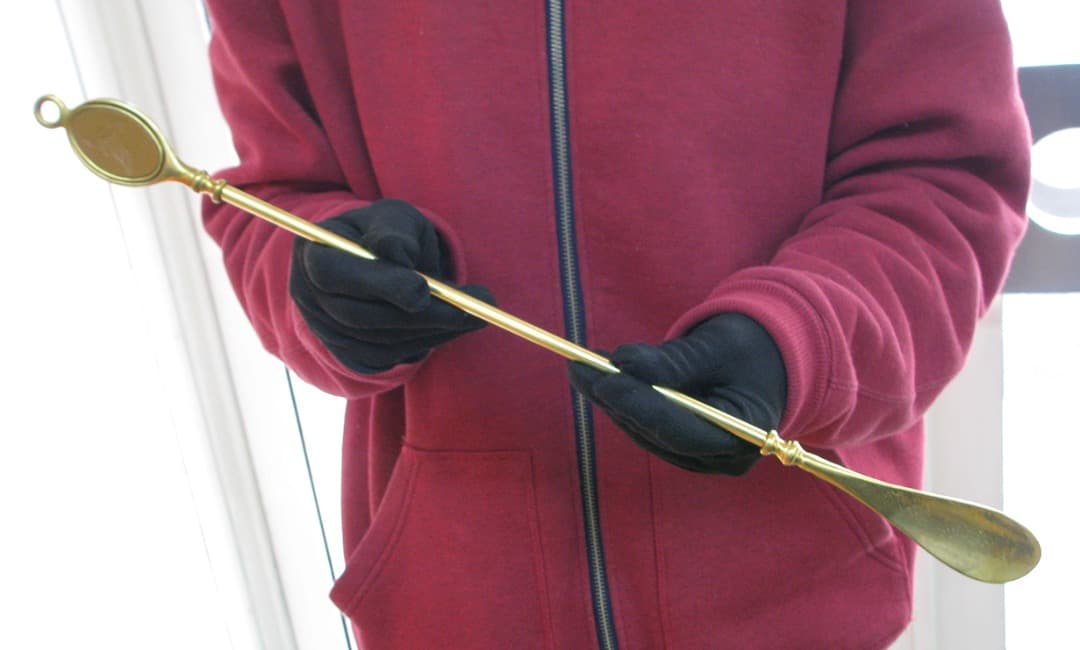 【デッドストック】吉田三郎商店真鍮ロング靴べら♪シューホーンソリッドブラス148