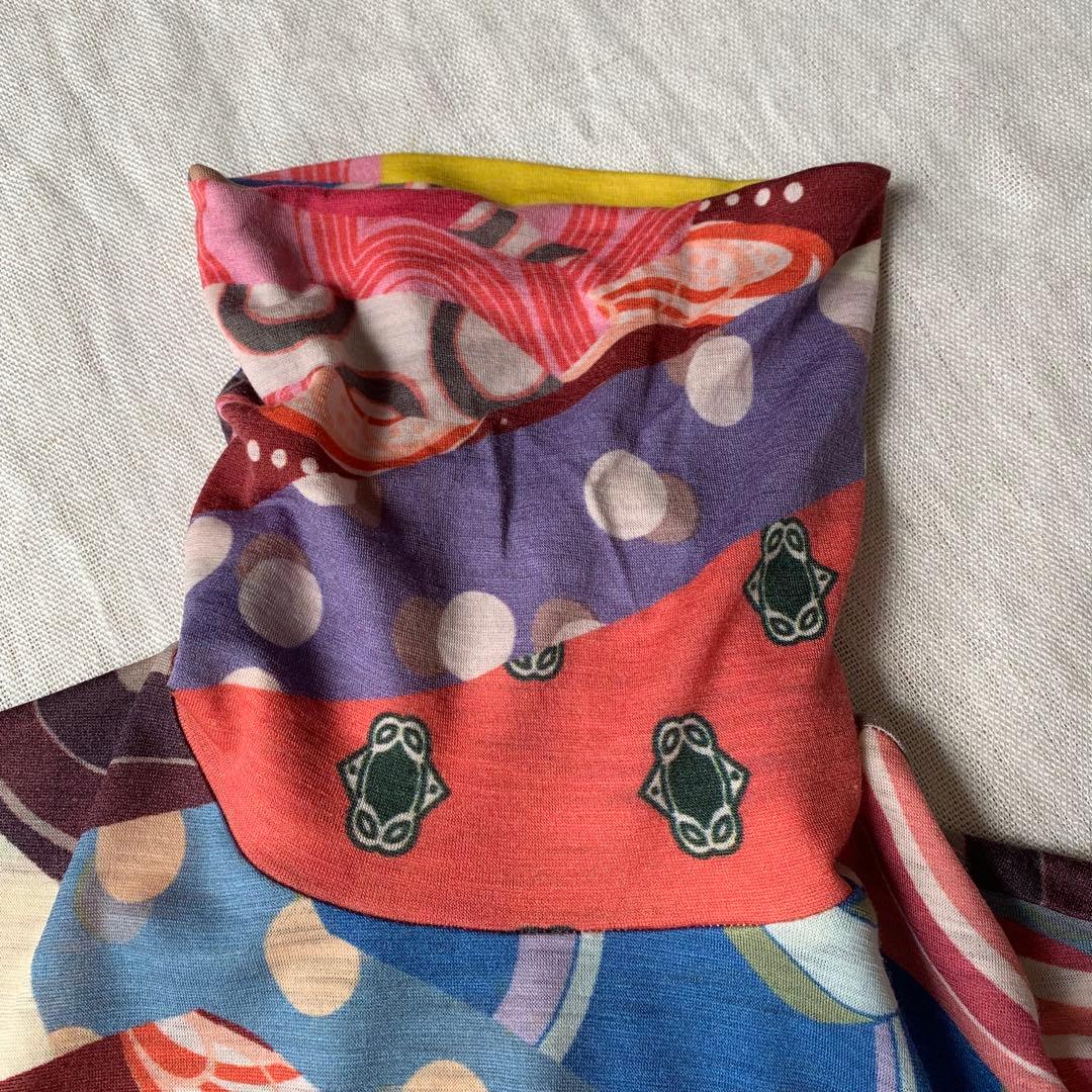 ジャンポールゴルチエ JPG マルチカラー 総柄 ハイネック カットソー