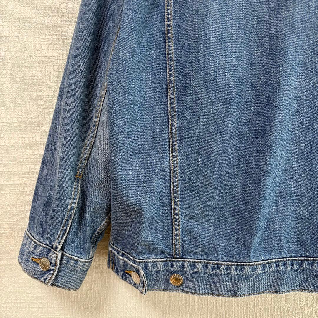 MACPHEE マカフィー ナチュラルスラブデニム オーバーサイズドジャケット