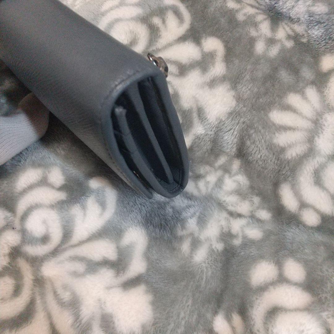 プラダPRADAサフィアーノ長財布グレー系