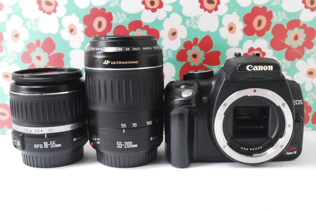 ❤初心者大人気❤Kiss N 望遠レンズつき❤スマホに転送❤