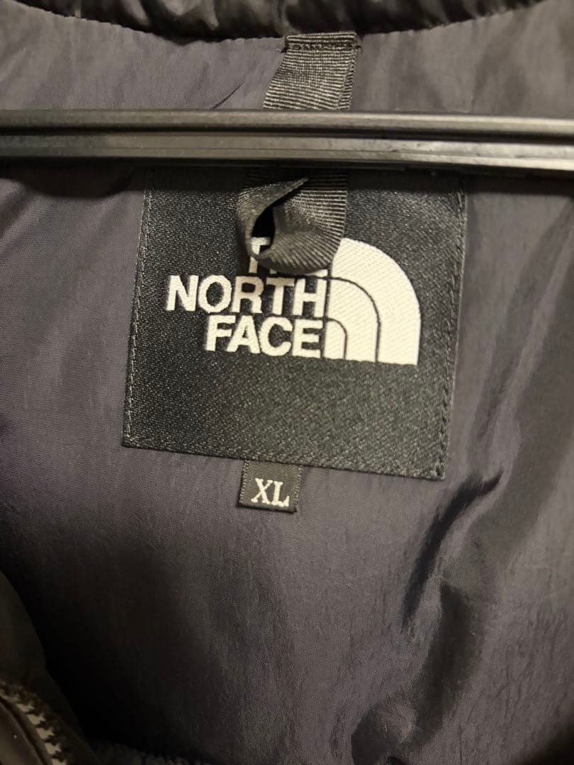 【しょくぱん】THE NORTH FACE ブラックダウンベスト XL