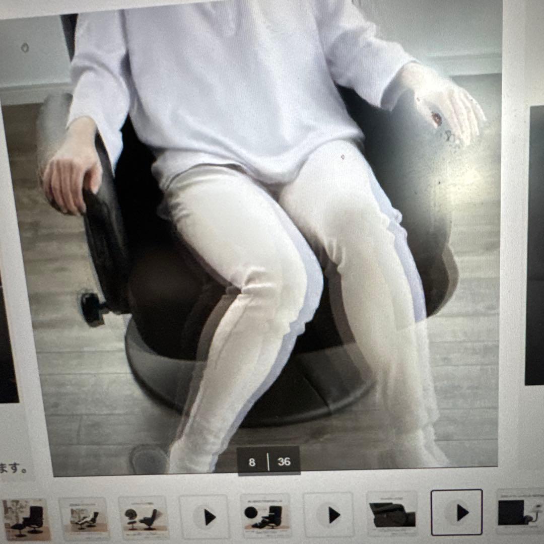 リクライニングソファ ブラック オットマン付き　ニトリ　未使用