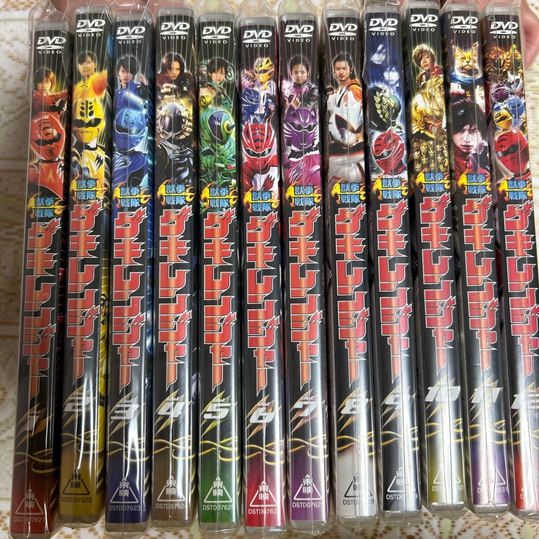 獣拳戦隊ゲキレンジャー DVD 全12巻セット
