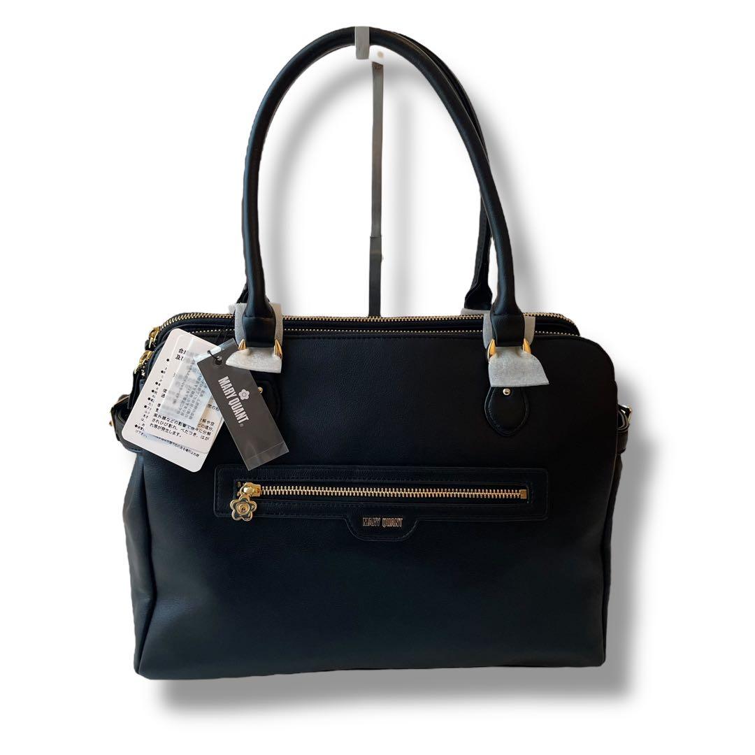 新品未使用 MARY QUANT ビジネスバッグ ボストンバッグ A4収納可能
