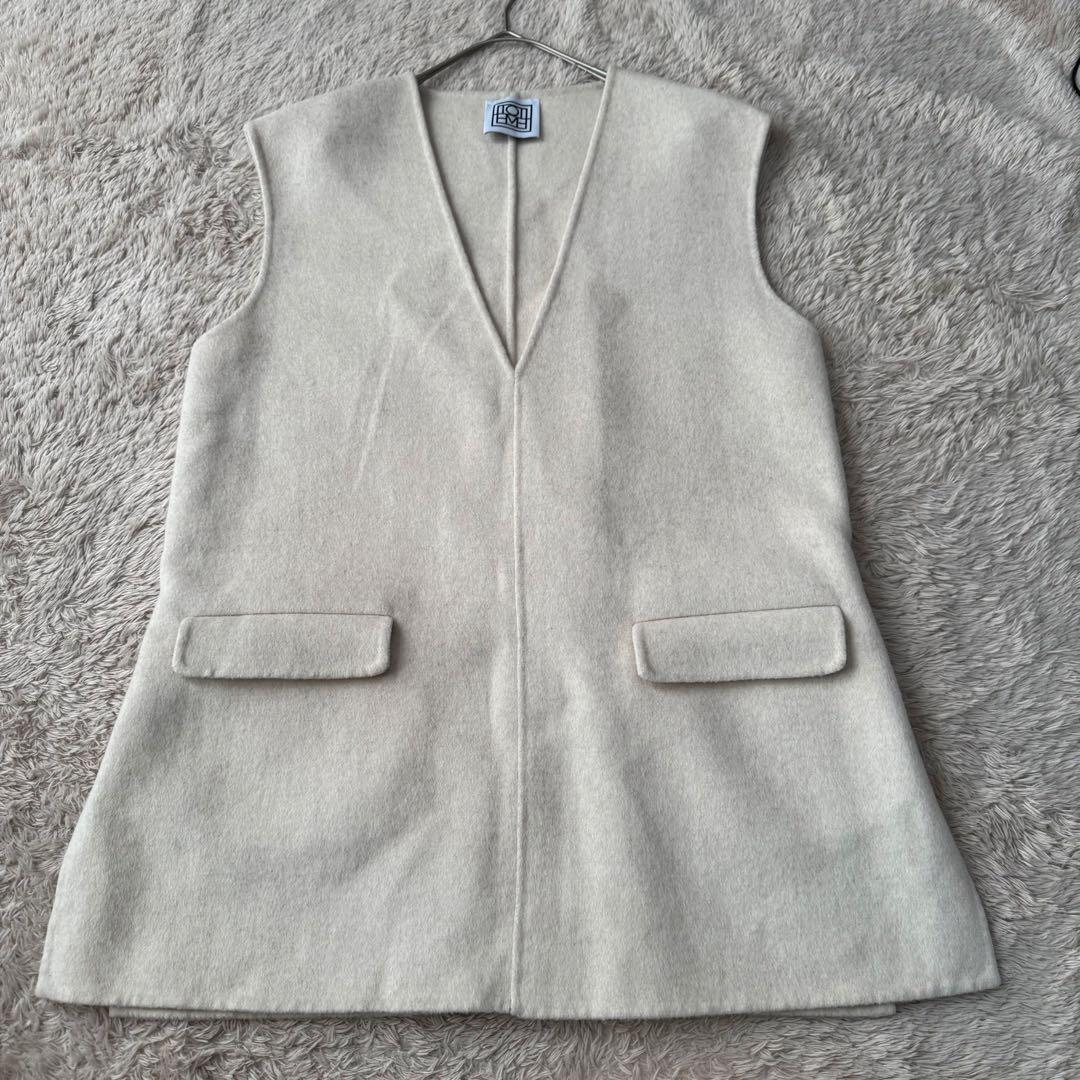 トーテム totem Vネックベスト カシミヤ ウール