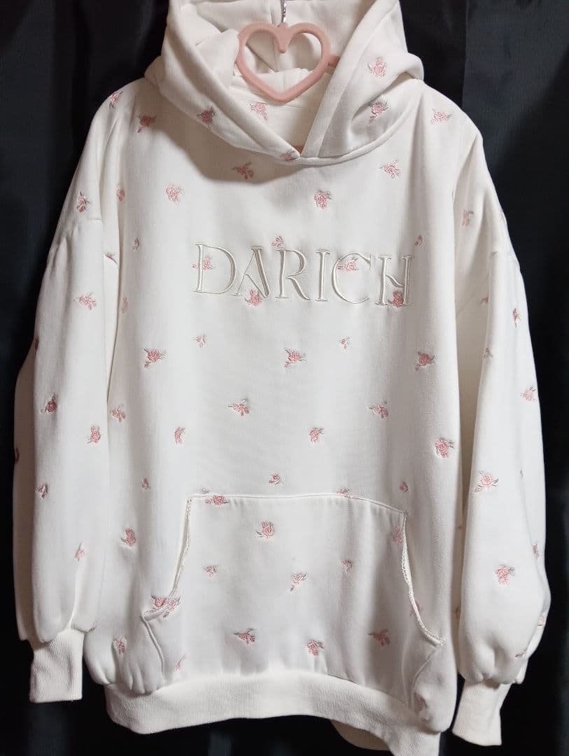 DARICH 花柄フード付きパーカー