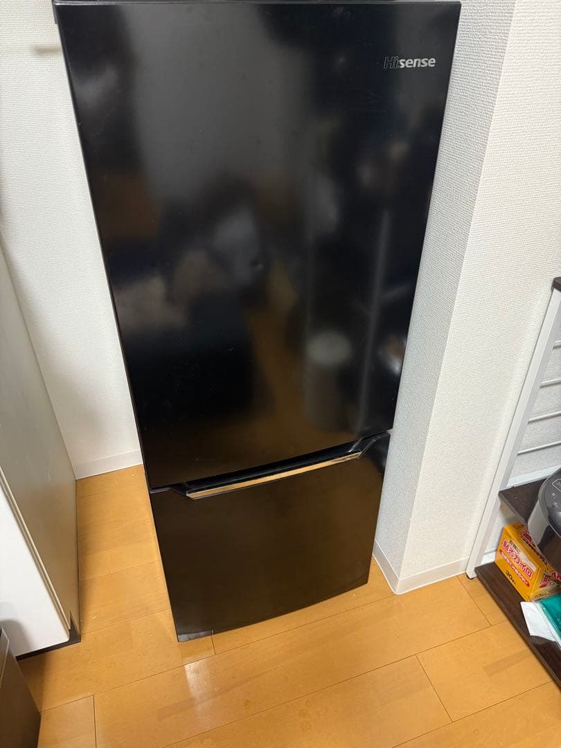 冷蔵庫　送料込み　ハイセンス　2019年式　150l 2/20まで　引取300円