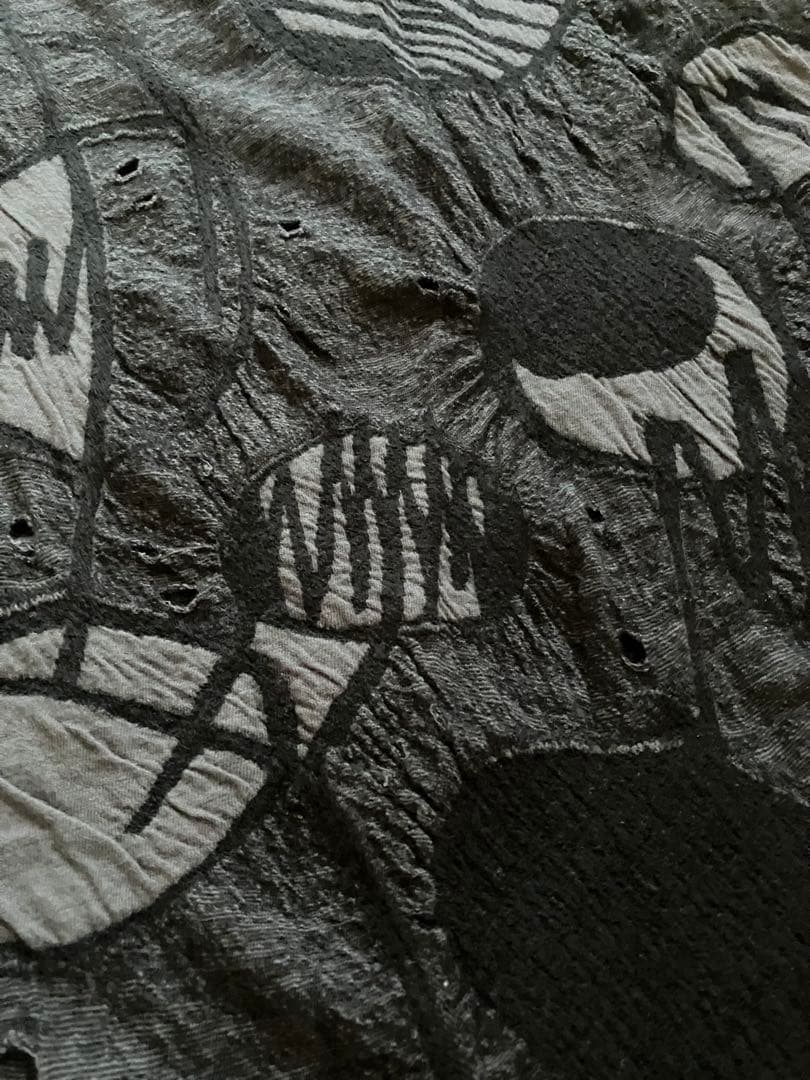 芽風　センソユニコ　抽象模様チュニック 半袖