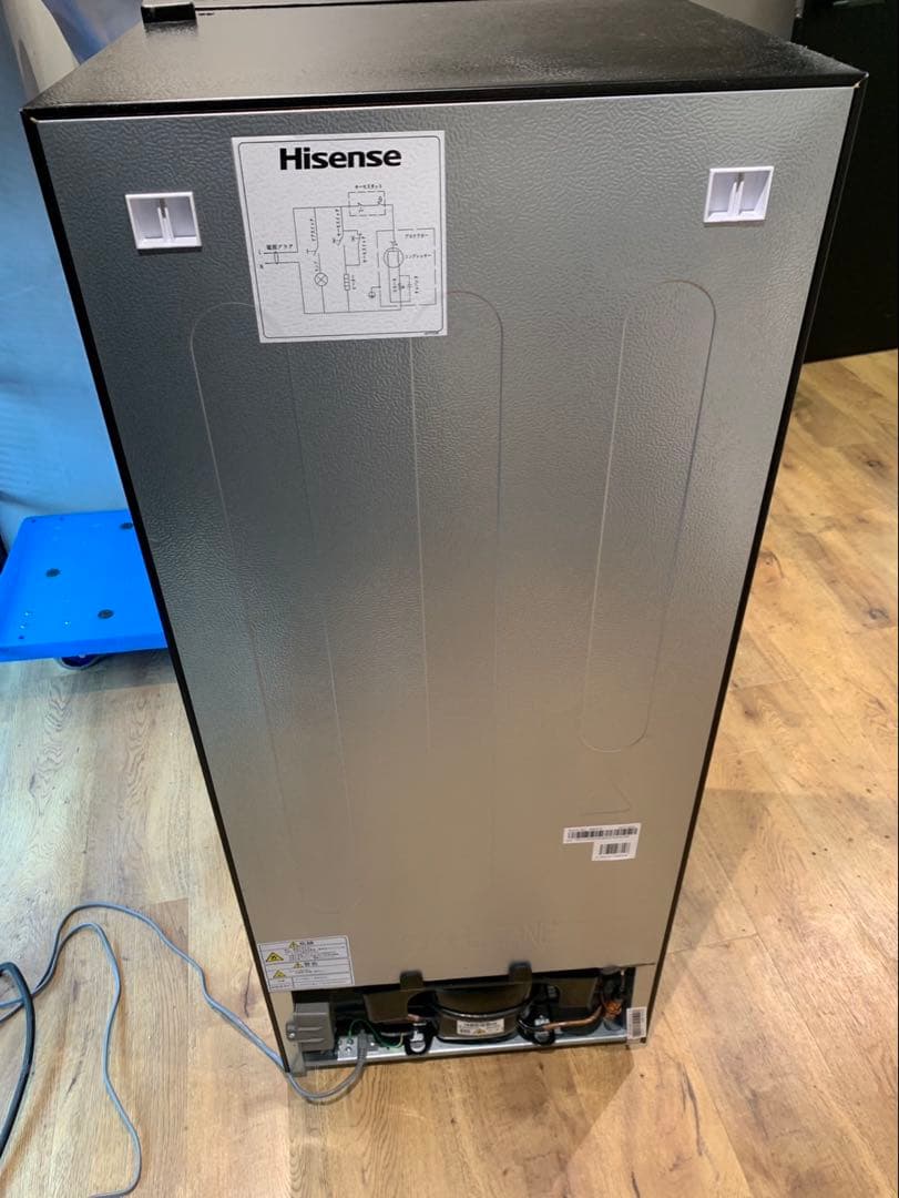 Hisense ブラック 2ドア冷蔵庫