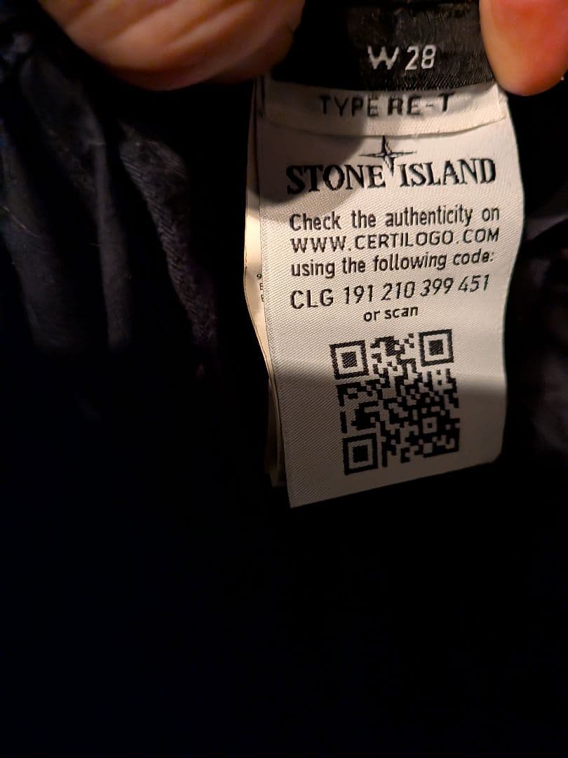 STONE  カーゴジョガーパンツ ブラック