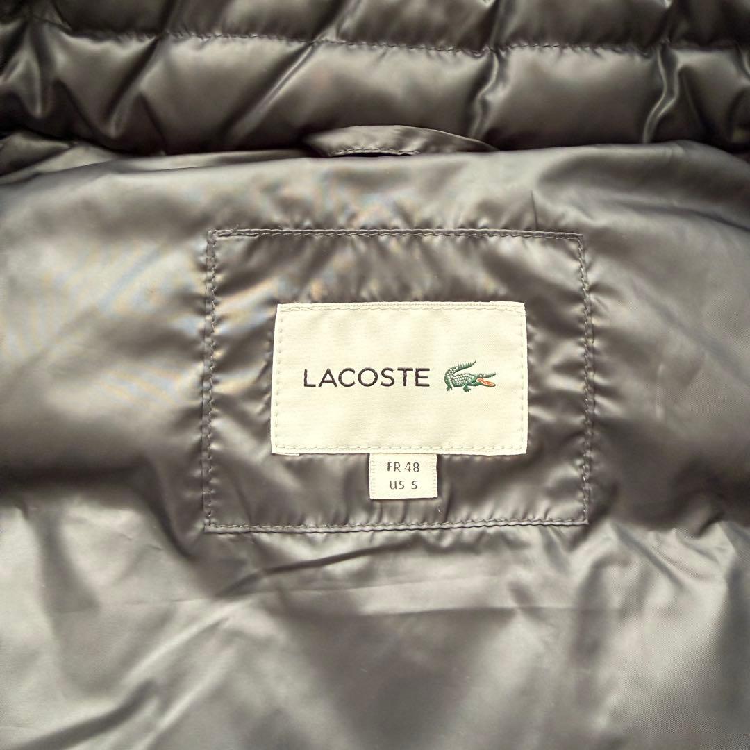 LACOSTE ラコステ ダウンベスト ネイビー ワンポイントロゴ 48