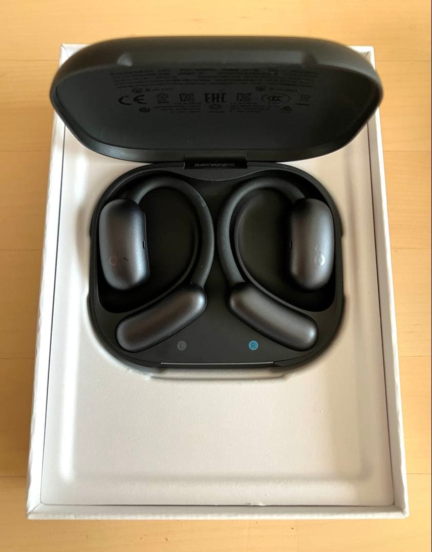 【美品】Anker soundcore AeroFit 2 ミッドナイトブラック