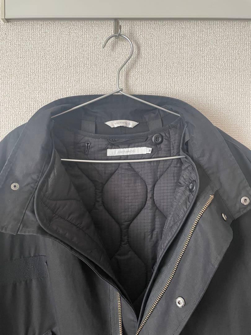 VICTIM M65 BIG COAT＆ QUILTED BIG VEST