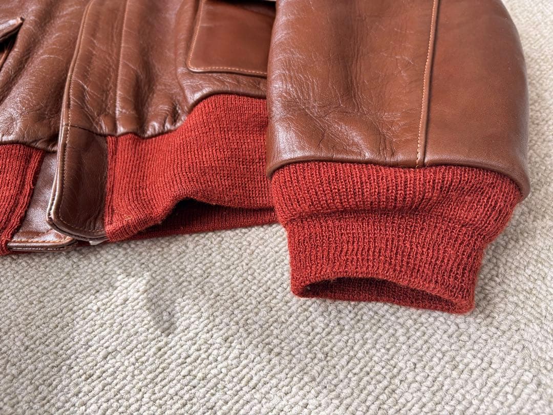 BUZZ RICKSON'S バズリクソンズA-2 赤リブBR80594