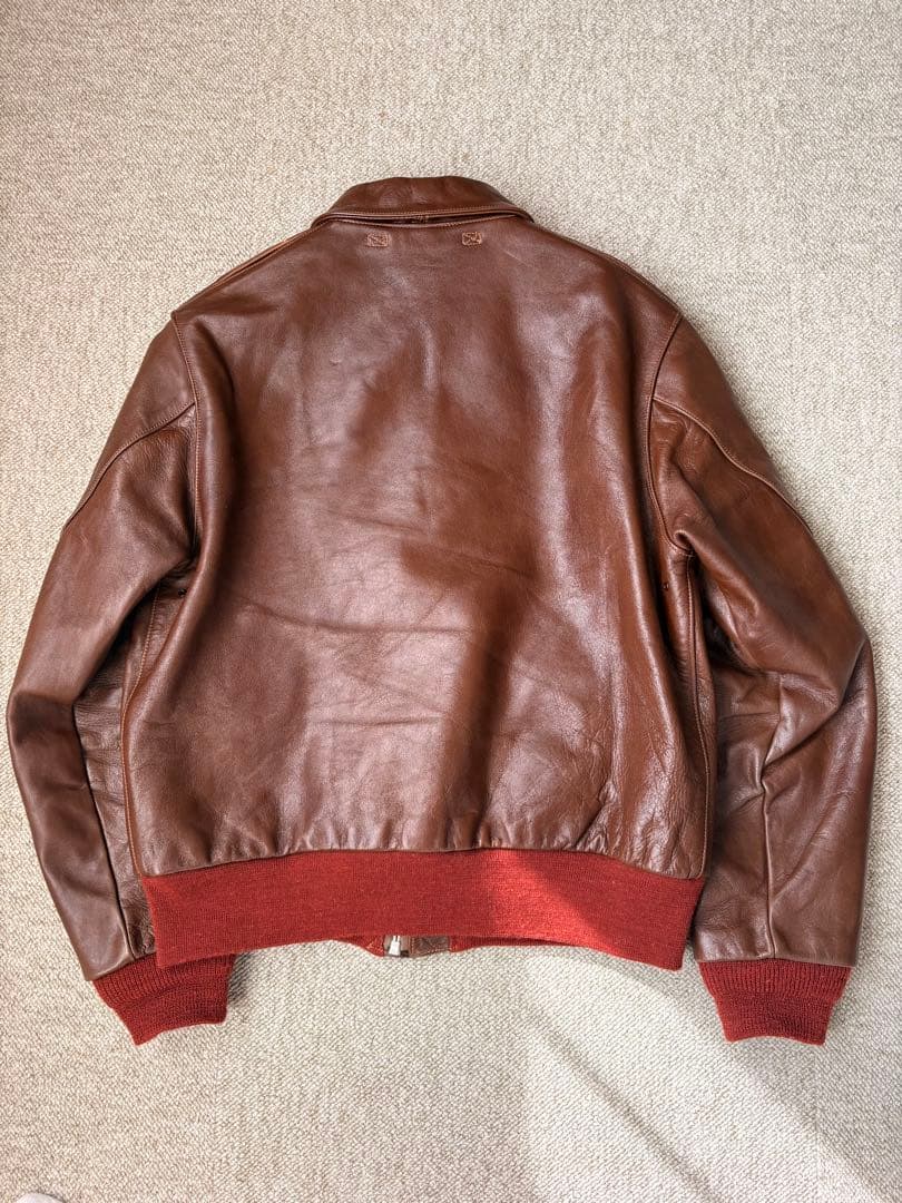 BUZZ RICKSON'S バズリクソンズA-2 赤リブBR80594