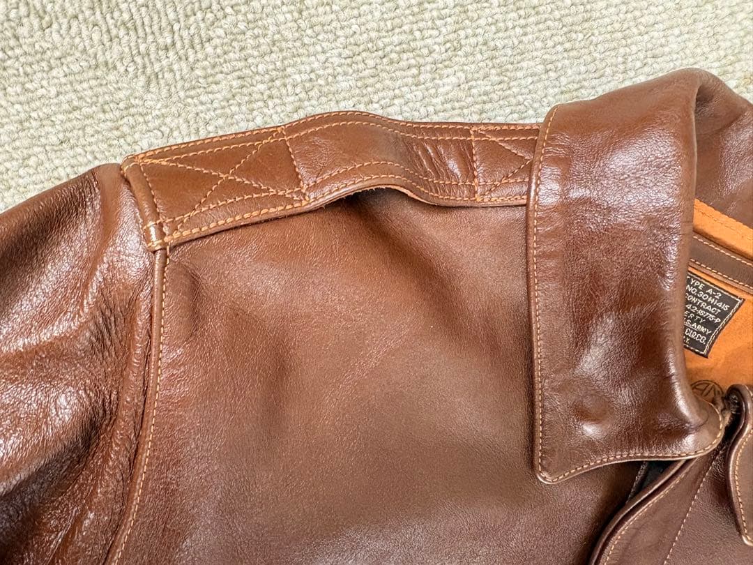 BUZZ RICKSON'S バズリクソンズA-2 赤リブBR80594