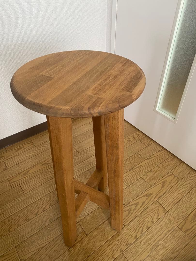木製スツール2個セット