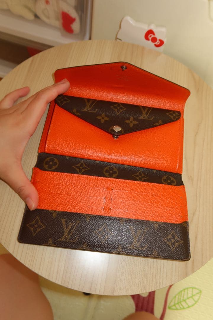 正規品 ルイヴィトン モノグラム 長財布 ピモン