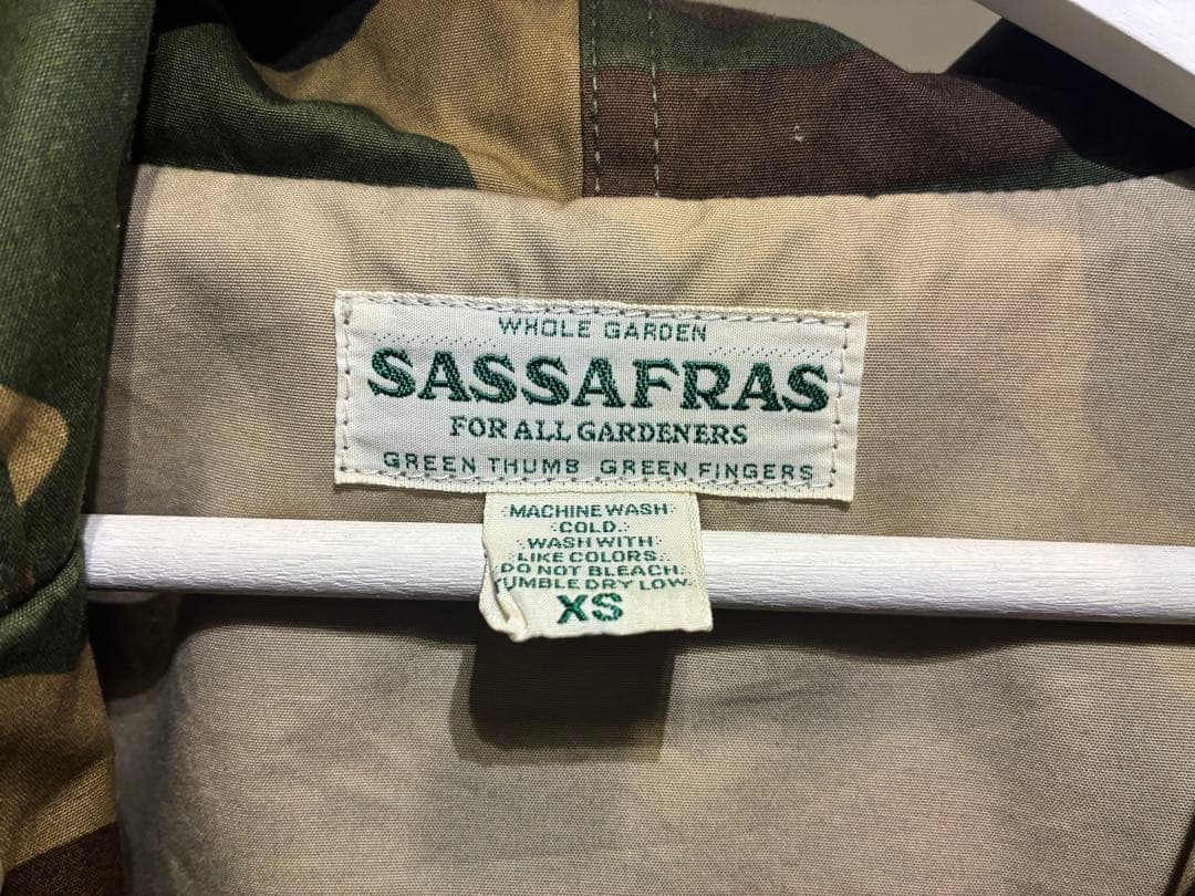 SASSAFRAS カモフラージュ ミリタリージャケット XS