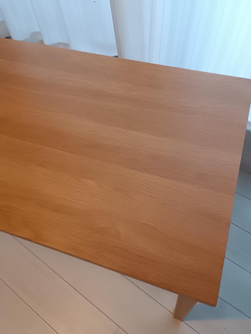 【値下げ】直接引き取りのみ　無印良品 無垢材 木製デスク オーク材 事務学習机