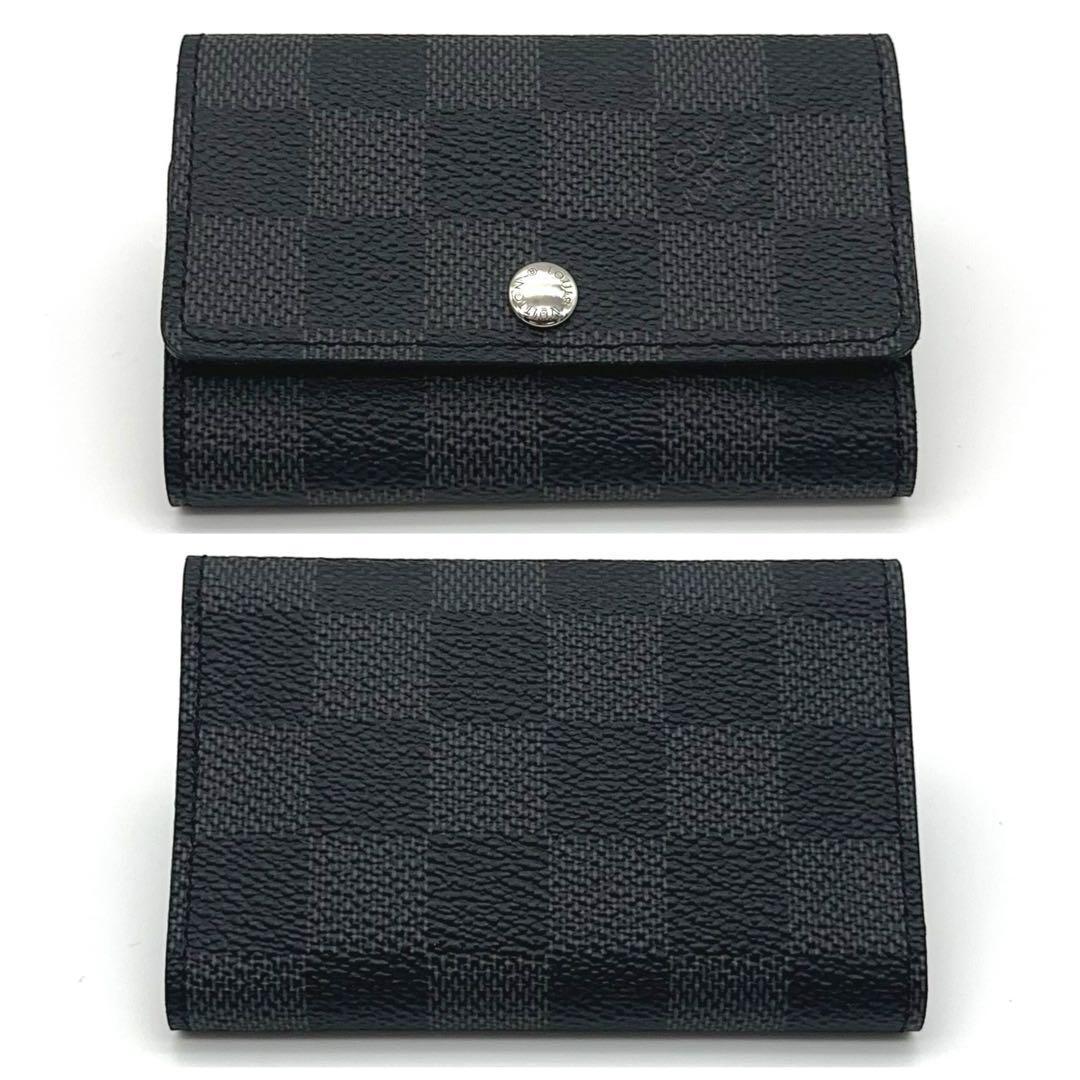 【未使用に近い】ルイヴィトン ダミエ グラフィット ミュルティクレ6 キーケース