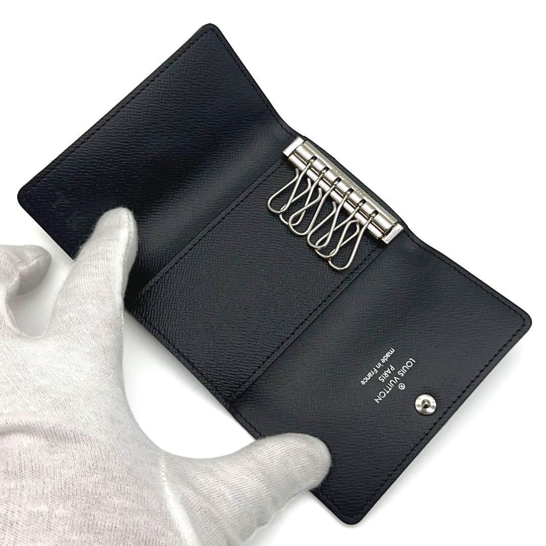 【未使用に近い】ルイヴィトン ダミエ グラフィット ミュルティクレ6 キーケース