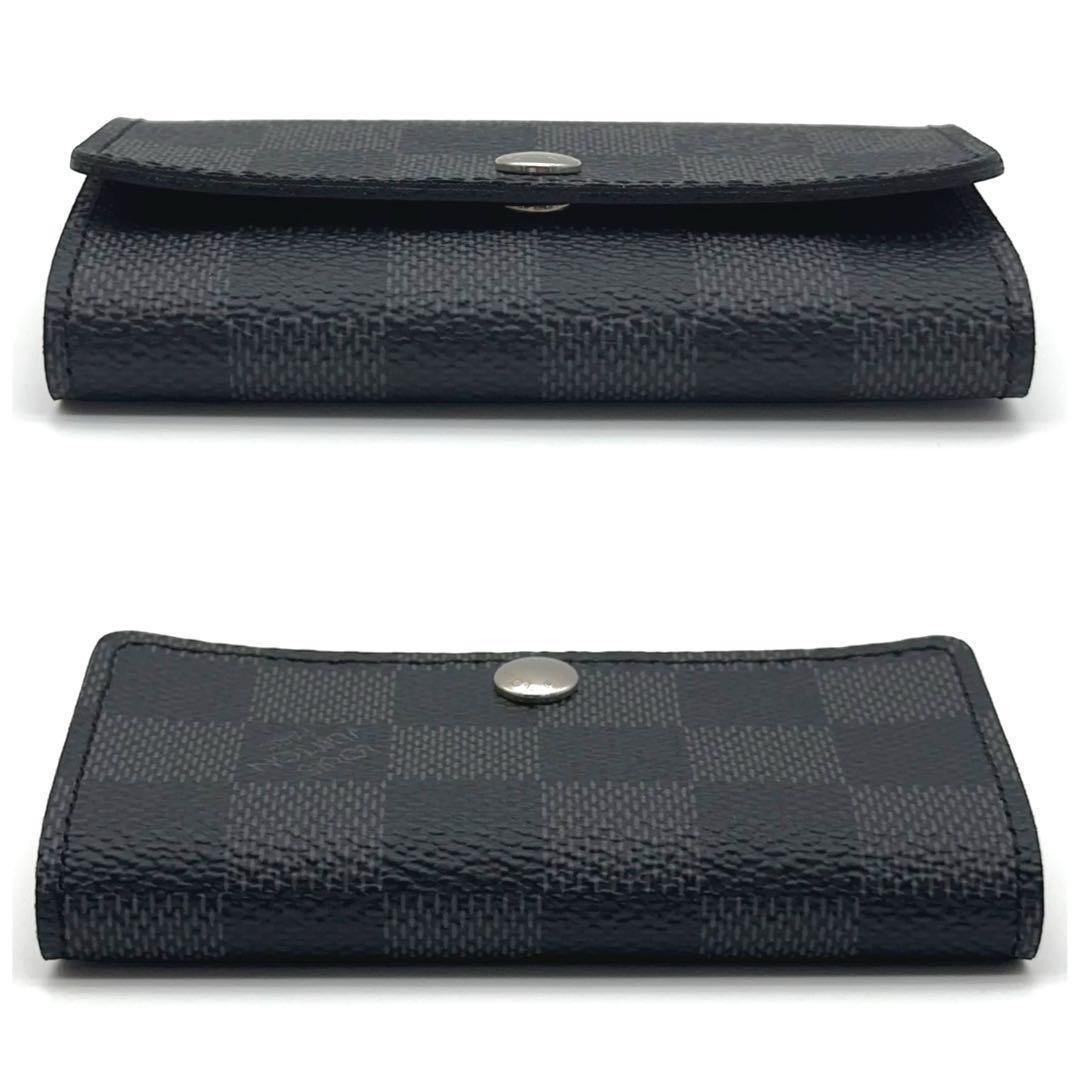 【未使用に近い】ルイヴィトン ダミエ グラフィット ミュルティクレ6 キーケース