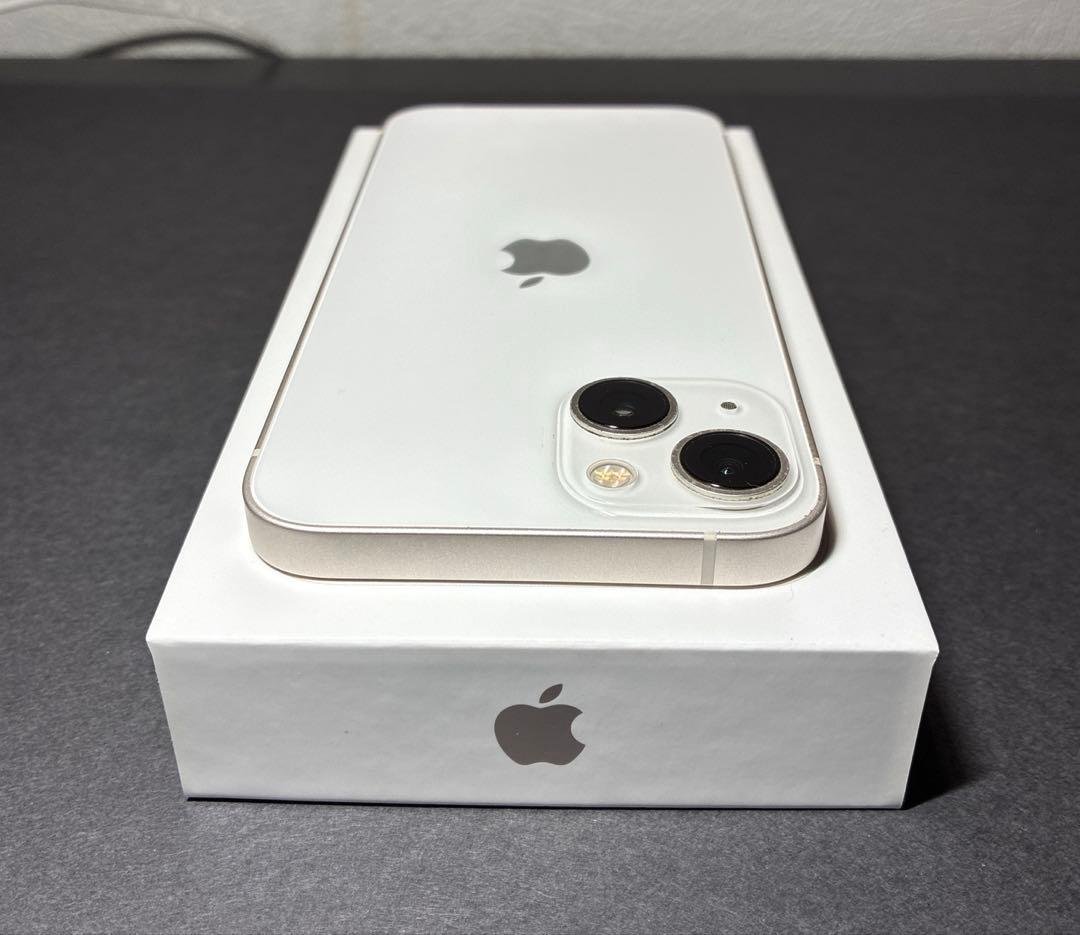iPhone13 128GB SIMフリー スターライト ホワイト 動作問題なし