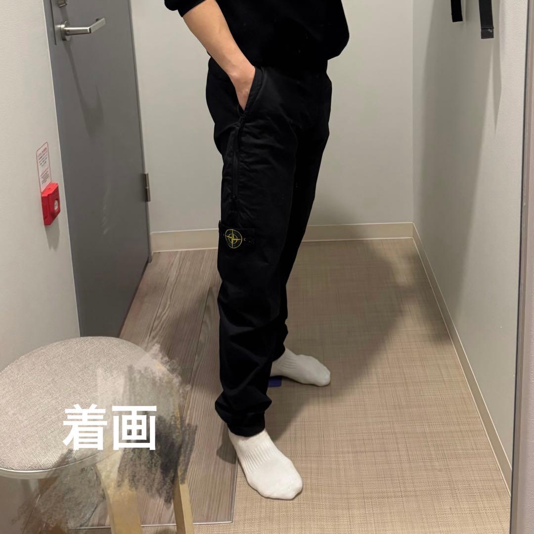 美品☆STONE  ブラック ストレートパンツW28