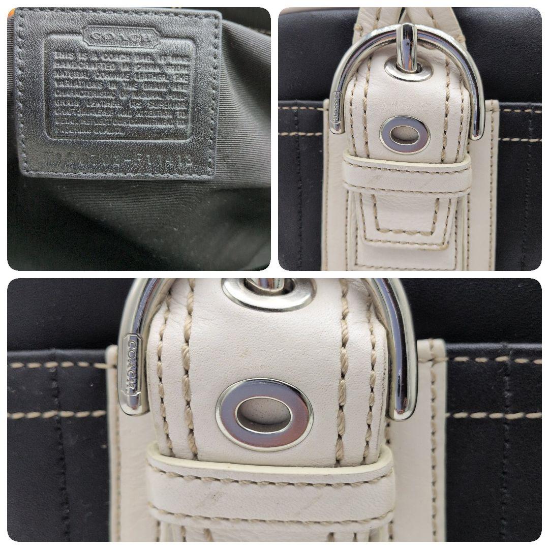 バッグ COACH Leather Mini Boston Bag y2k