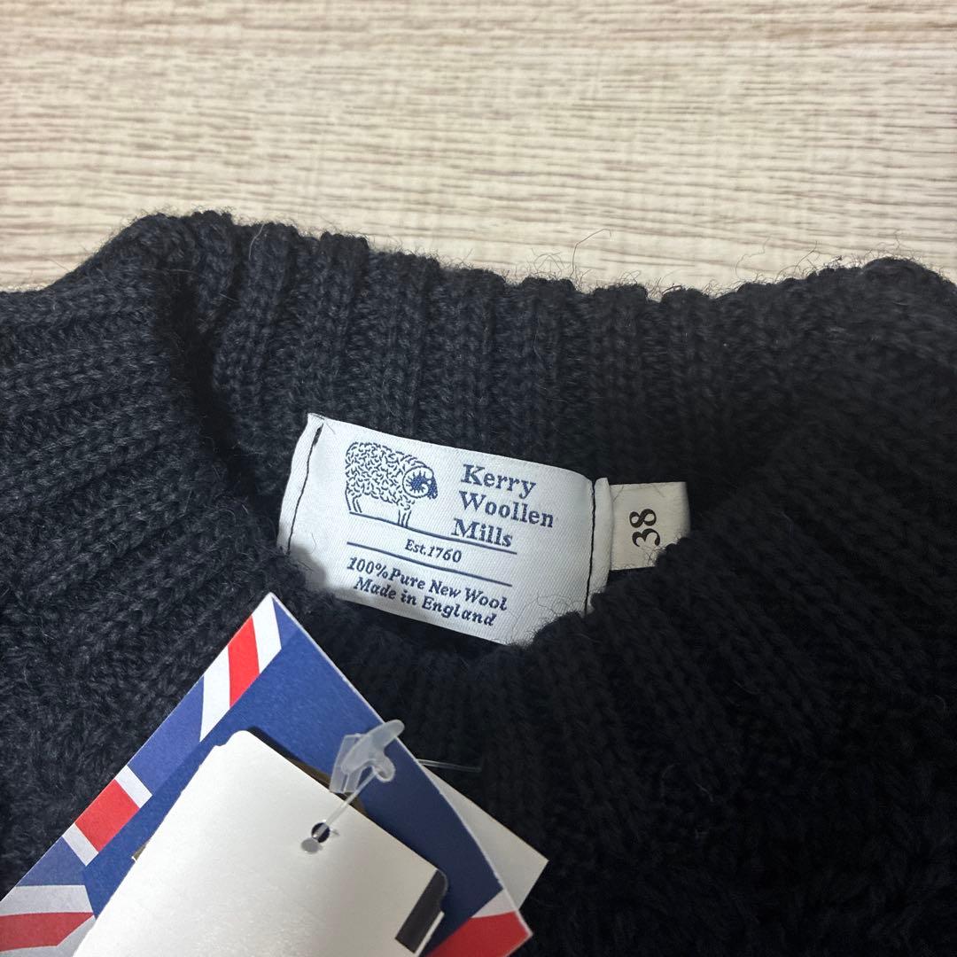 定価約2.8万 Kerry Woollen Mills セーター M 英国製