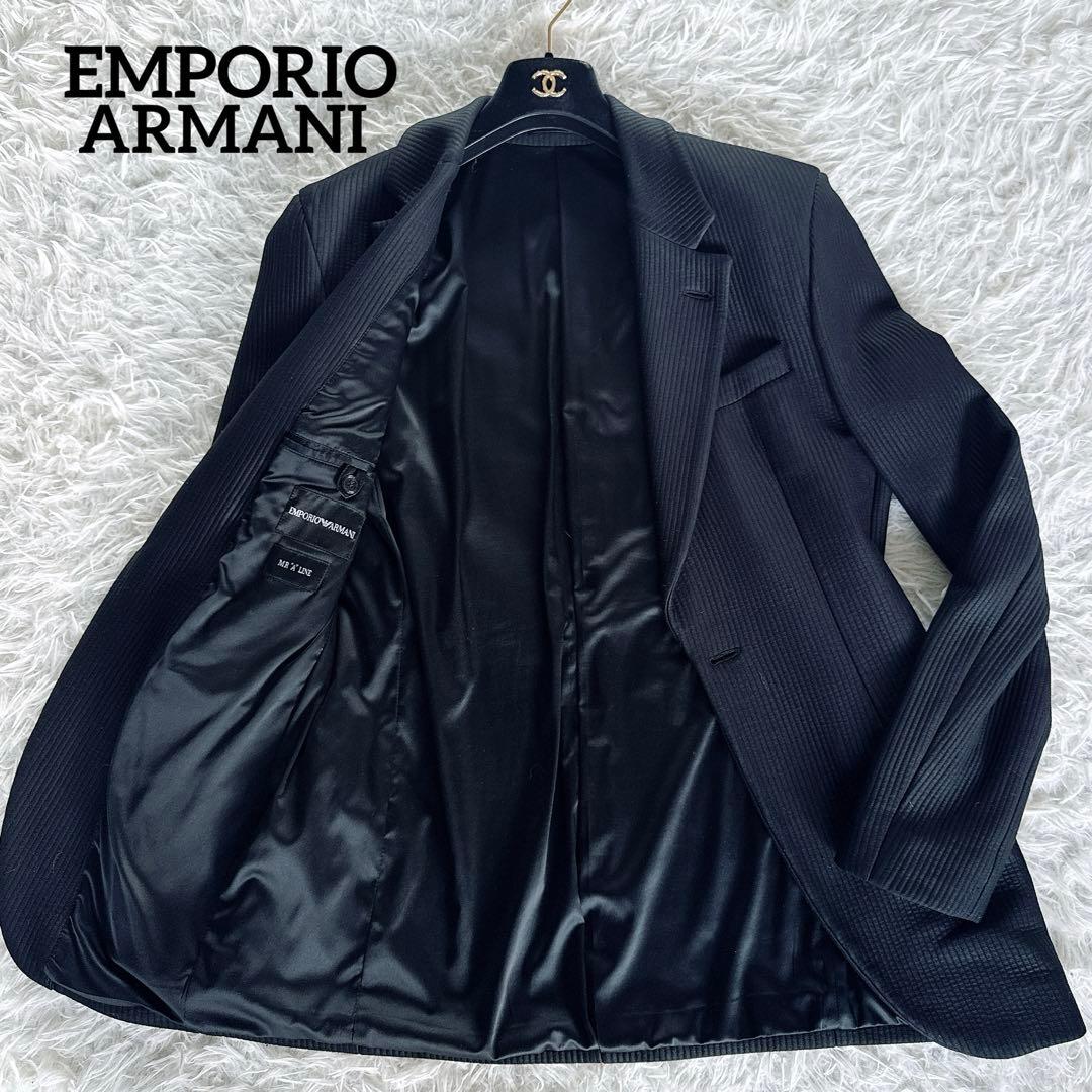 【エンポリオアルマーニ】MR A LINE ジャケット ブラック 48サイズ
