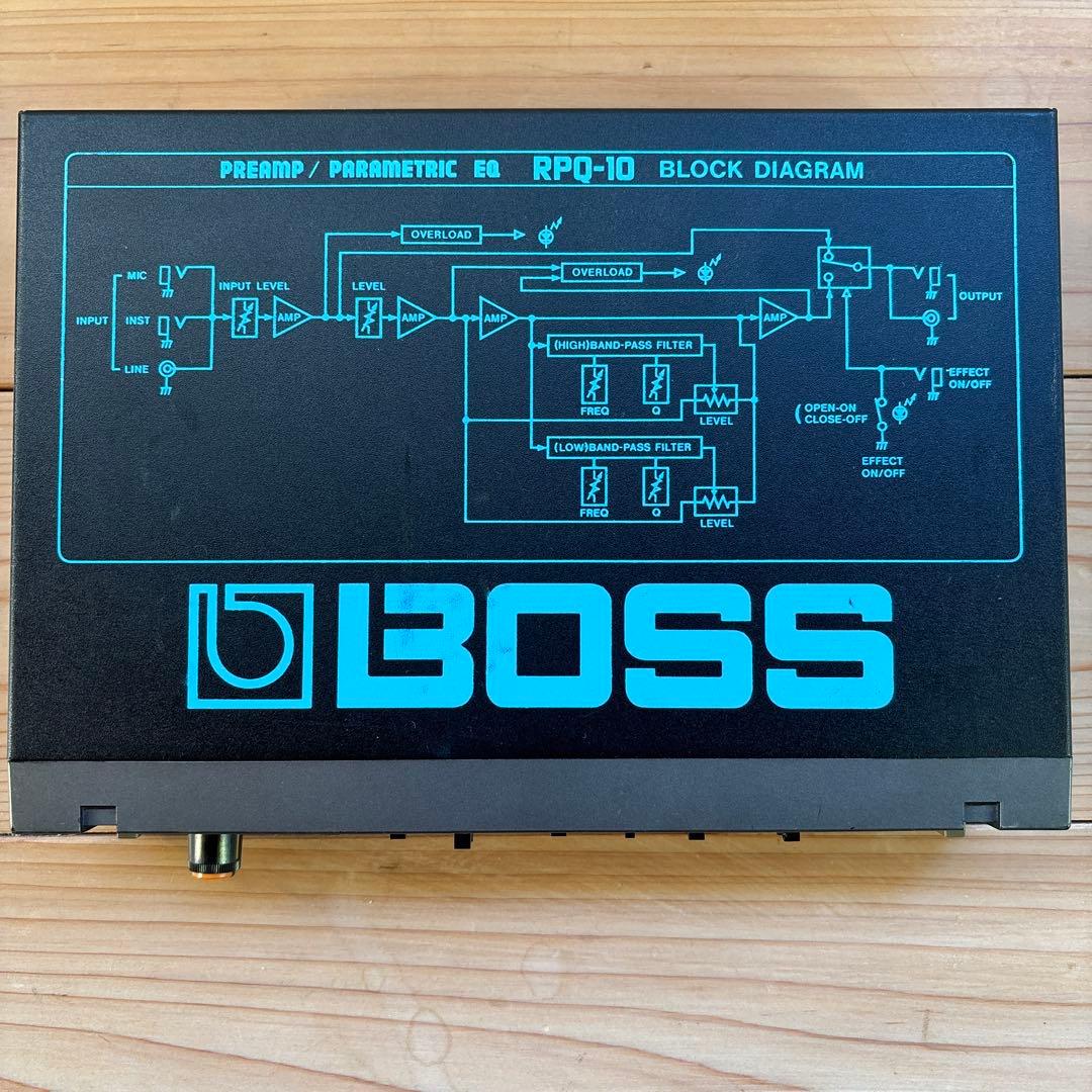 BOSS RPQ-10 プリアンプ/パラメトリック・イコライザー　ハーフラック