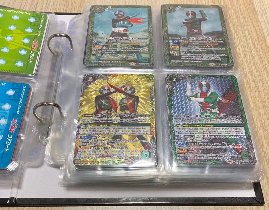 バトスピ　仮面ライダー　セミコンプ　バインダーセット