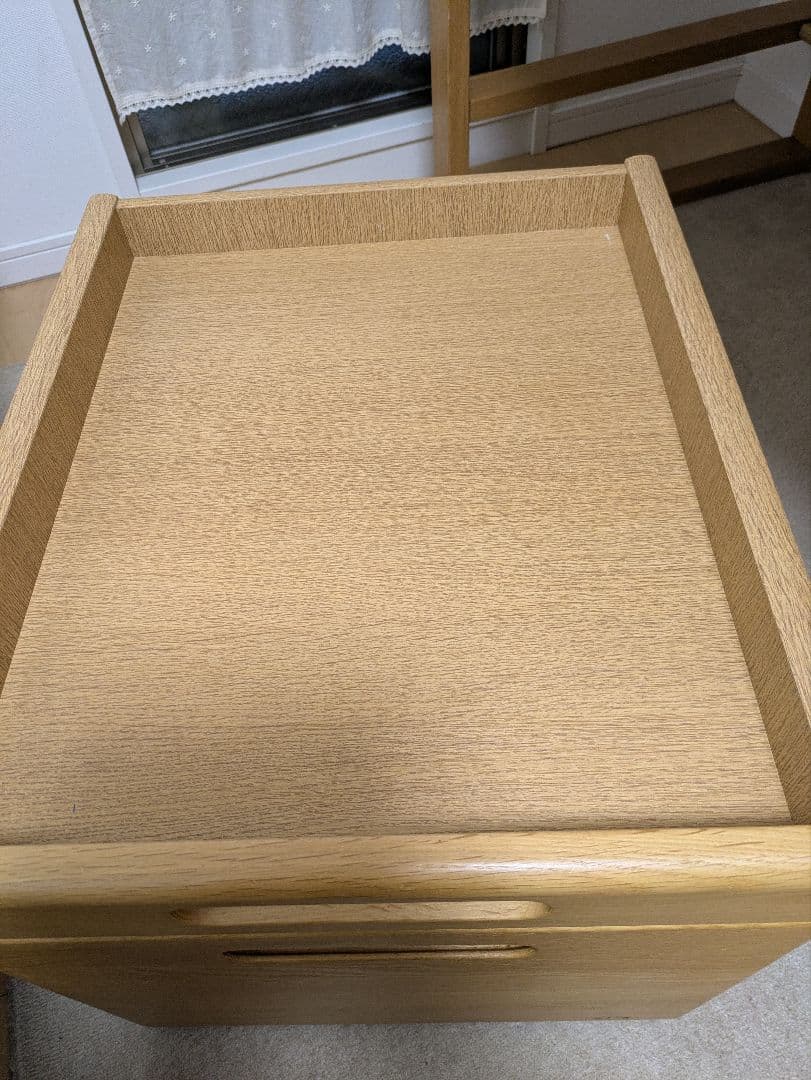 【浜本工芸 学習デスク3点セット】②袖ワゴン