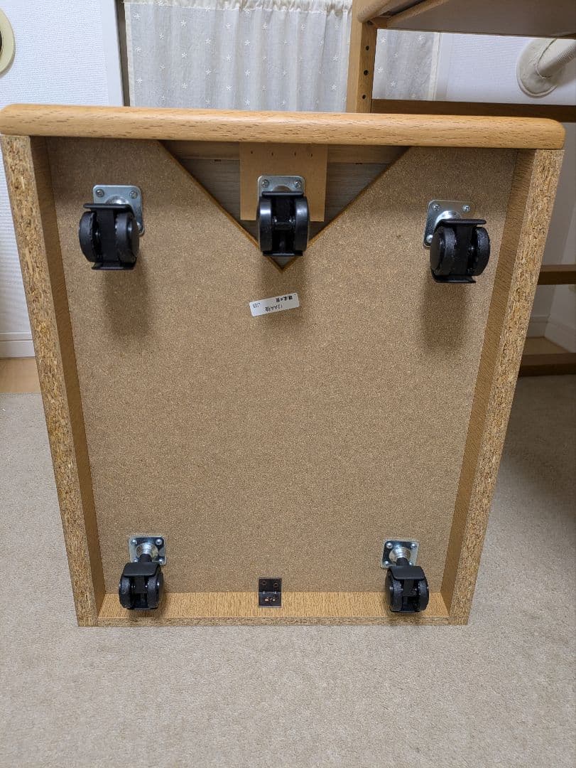 【浜本工芸 学習デスク3点セット】②袖ワゴン