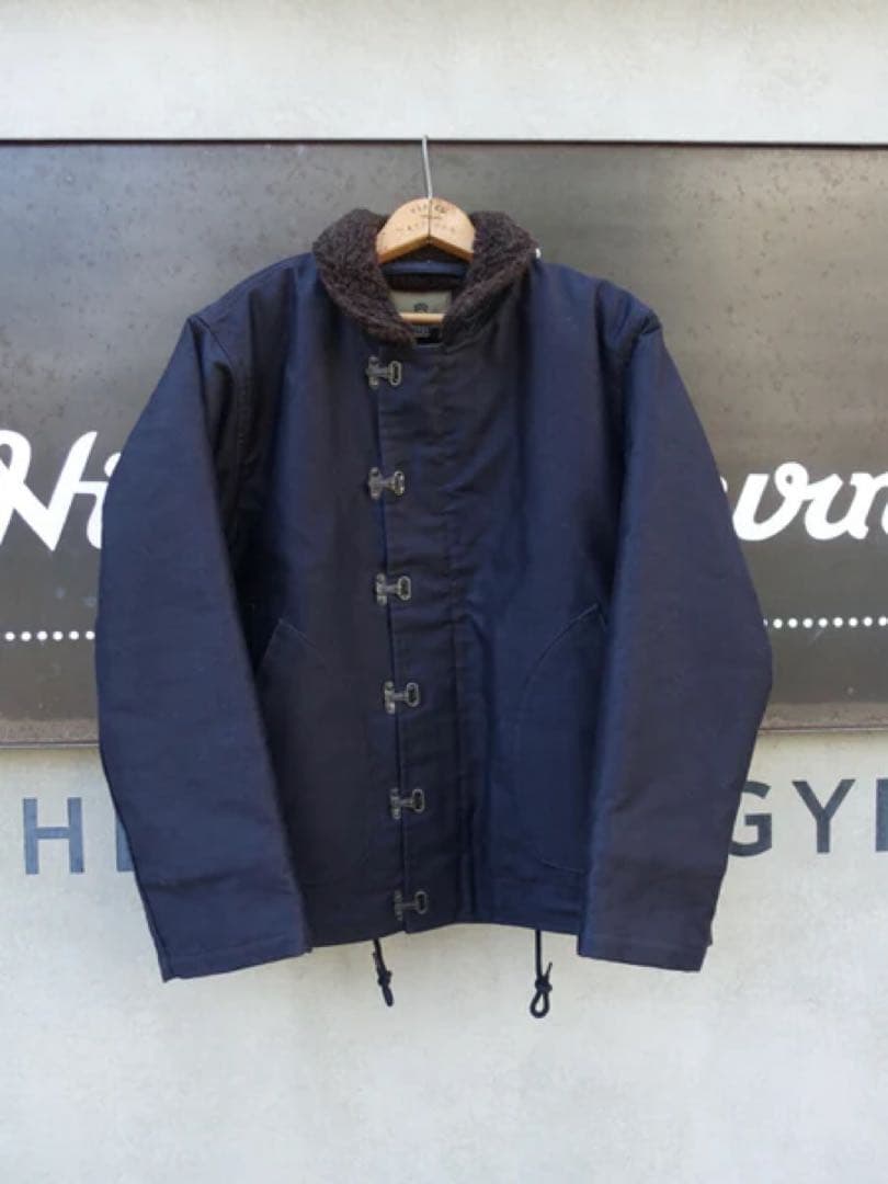 ジャケット・アウター Nigel Cabourn 40s CLIP JACKET NAVY 48