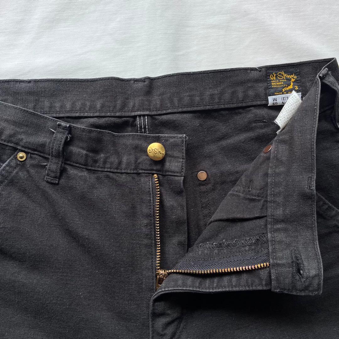 orslow オアスロウ　ダックパンツ ダブルニー サイズ3 ブラック　日本製