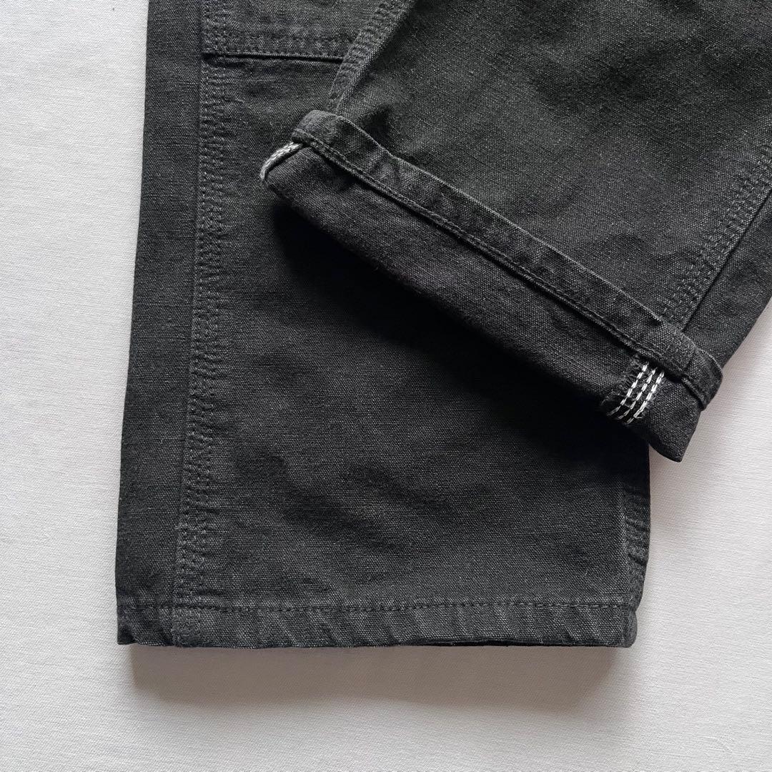 orslow オアスロウ　ダックパンツ ダブルニー サイズ3 ブラック　日本製