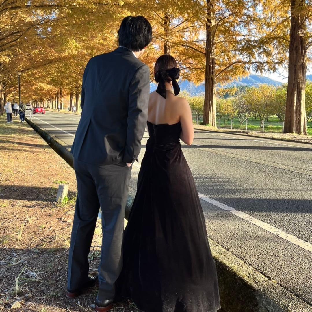 ブラックウェディングドレス•小物セット