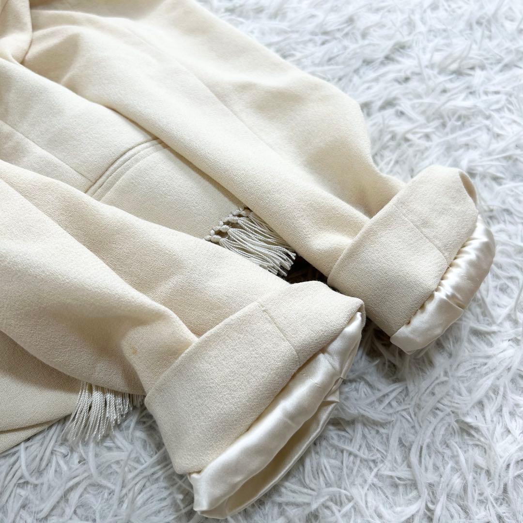 12742✨クリスチャンディオール ガリアーノ期 フリンジ テーラードジャケット