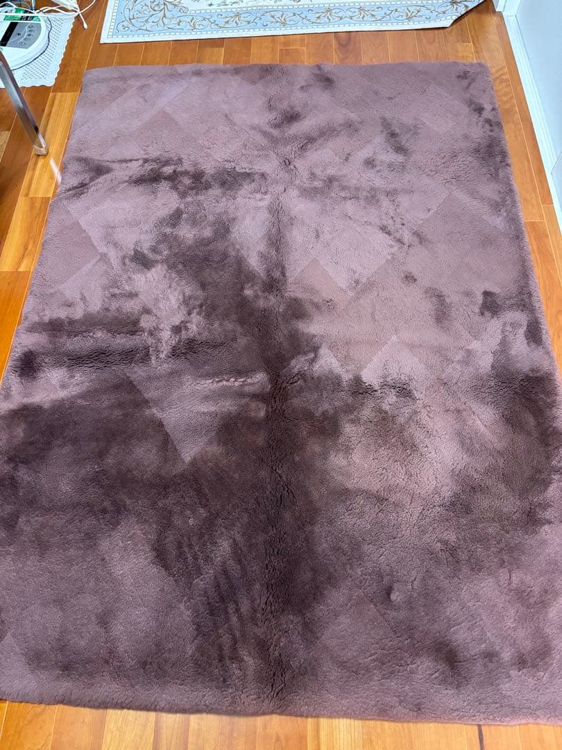 Nichiro Mouton ムートン敷きパッド ワインレッド