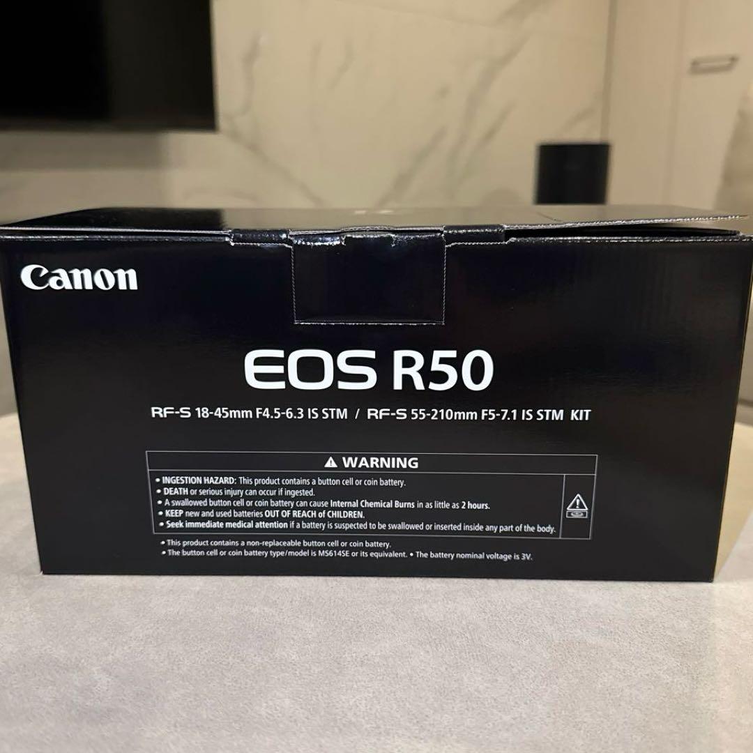 【新品未開封】Canon EOS R50 ダブルズームキット