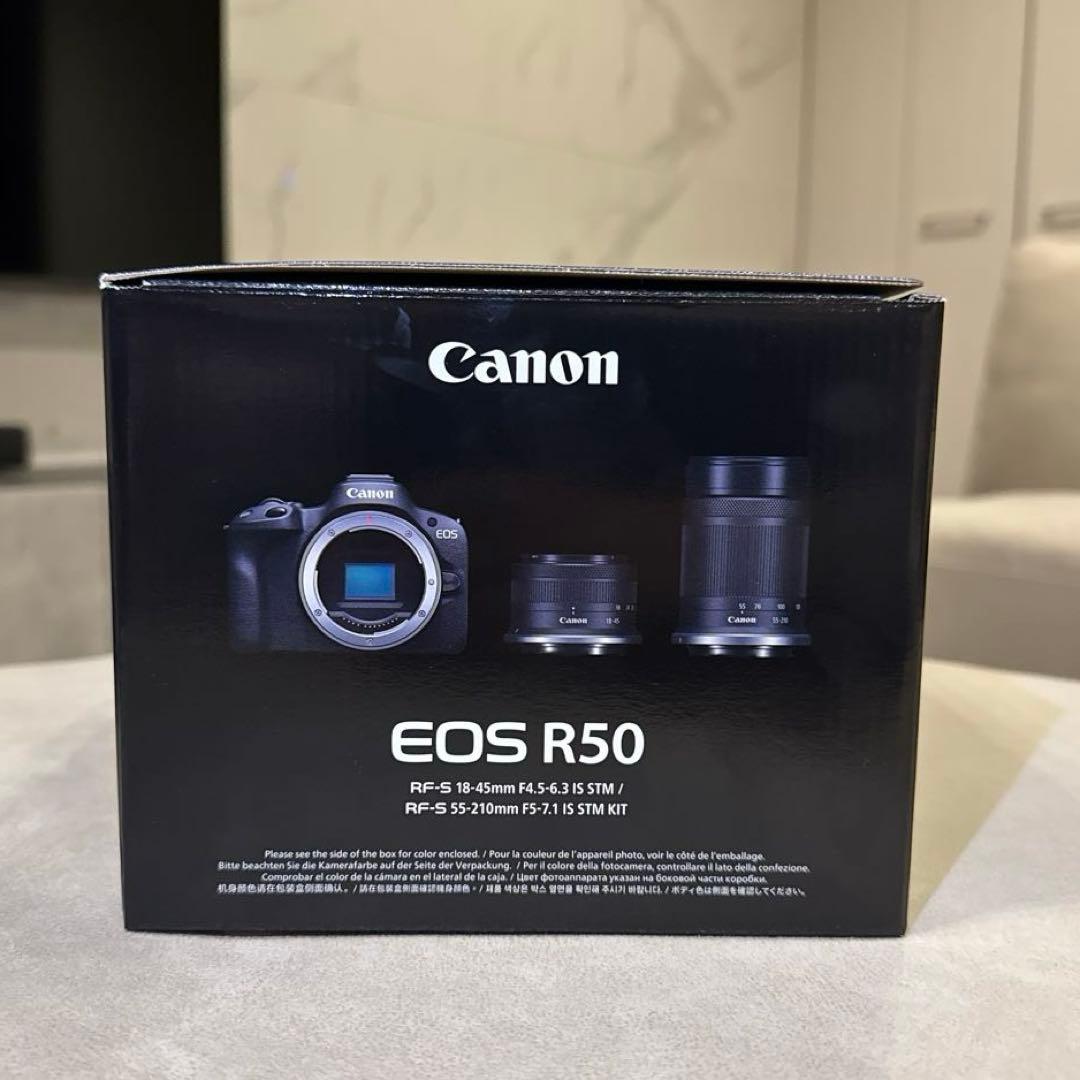 【新品未開封】Canon EOS R50 ダブルズームキット