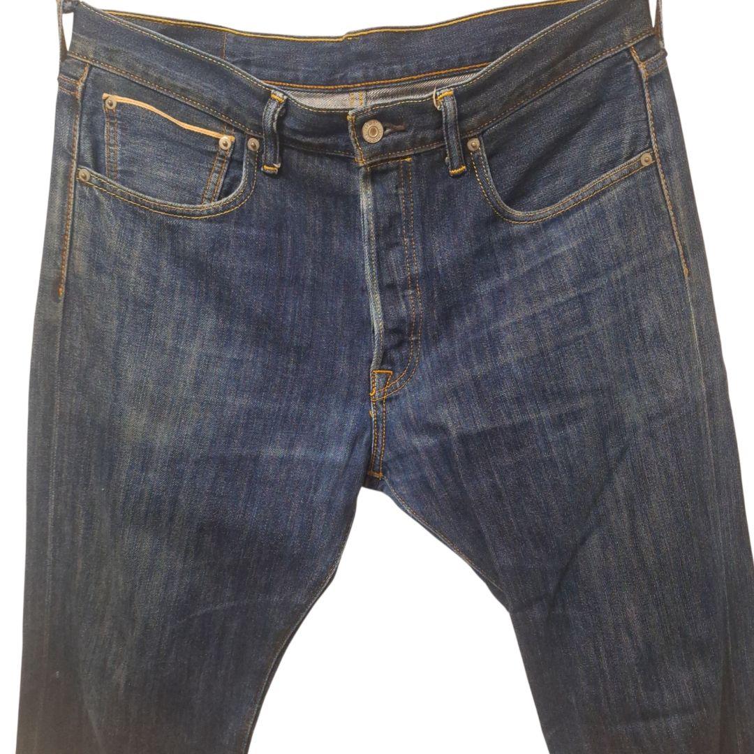 Levi's 501W34 赤耳 ストレートデニム濃紺【値下げ 金,土,日限定】