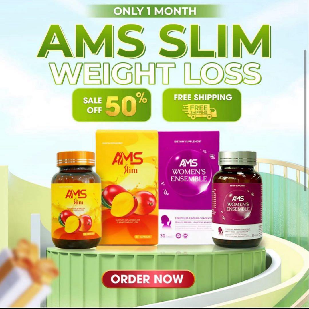 九一です。　ams slim スリム3個約1.5ヶ月分