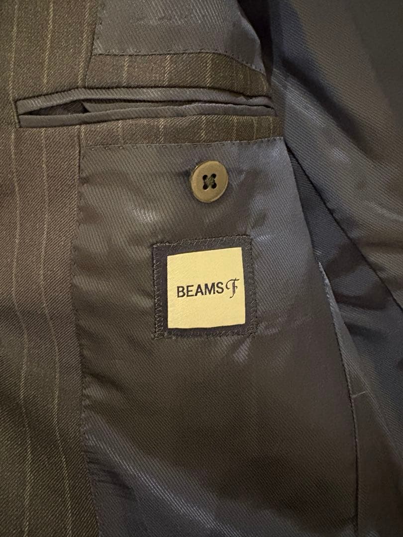 BEAMS F ビームスエフ スーツ　ネイビー 46