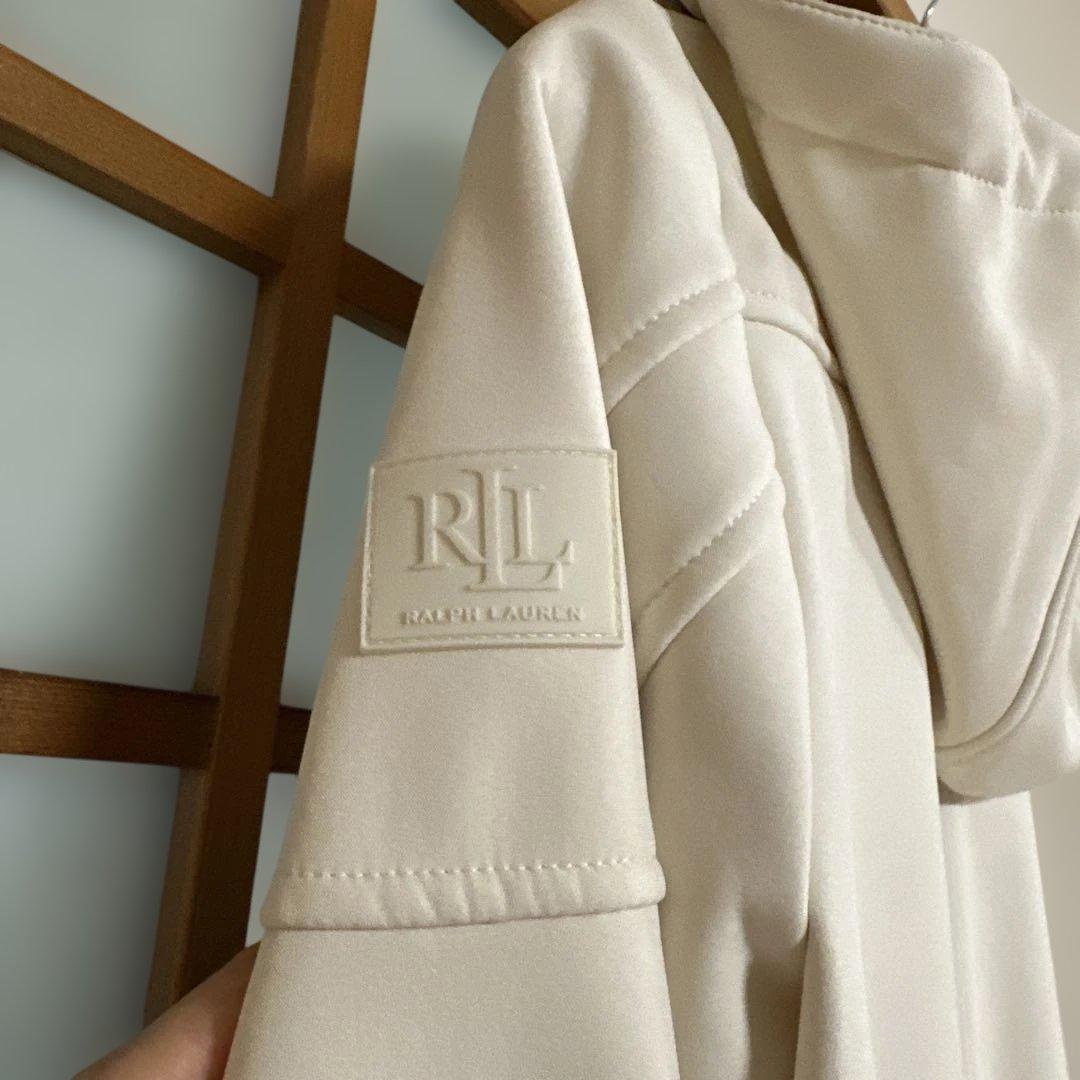 ラルフローレン　フード付きモッズコート　ホワイトアウター